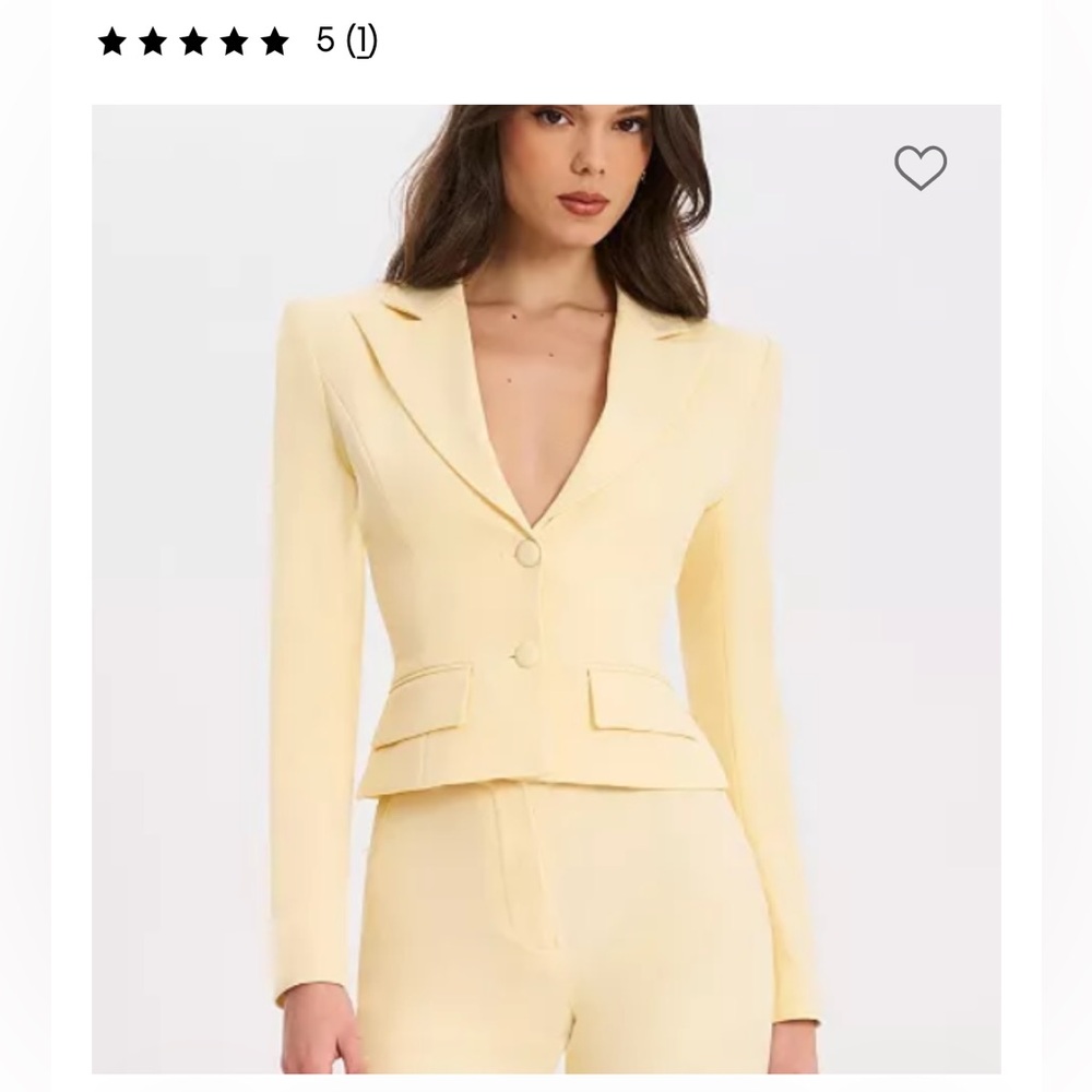 Miss circle yellow blazer new with tags medium